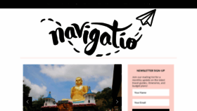 What Thenavigatio.com website looked like in 2019 (4 years ago)