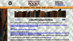 What Townsendbooks.com website looked like in 2019 (4 years ago)
