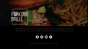 What Theparksidegrille.com website looked like in 2019 (4 years ago)