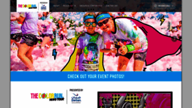 What Thecolorrun.ae website looked like in 2019 (4 years ago)