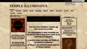 What Templeilluminatus.com website looked like in 2019 (4 years ago)