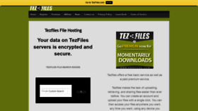 What Tezfilespremium.net website looked like in 2019 (4 years ago)