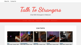 What Talktostrangers.pw website looked like in 2019 (4 years ago)