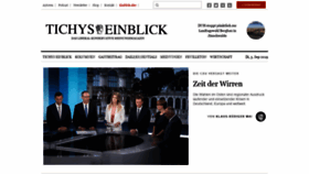 What Tichyseinblick.de website looked like in 2019 (4 years ago)
