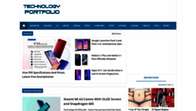 What Technology-portfolio.net website looked like in 2019 (5 years ago)