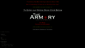 What The-armory.com website looked like in 2019 (4 years ago)