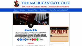 What The-american-catholic.com website looked like in 2019 (4 years ago)