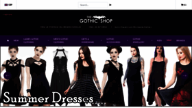 What The-gothic-shop.co.uk website looked like in 2019 (4 years ago)