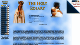 What Theholyrosary.org website looked like in 2019 (4 years ago)