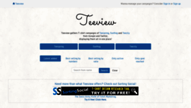 What Teeview.org website looked like in 2019 (4 years ago)