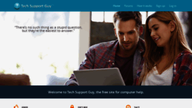 What Techguy.com website looked like in 2019 (6 years ago)