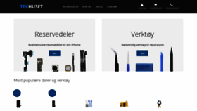 What Tekhuset.no website looked like in 2019 (4 years ago)