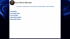 What Texasonlinerecords.com website looked like in 2019 (4 years ago)