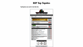 What Toptopsites.com website looked like in 2019 (4 years ago)