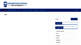 What Thehipstervention.com website looked like in 2019 (4 years ago)
