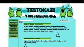 What Testokazi.sk website looked like in 2019 (4 years ago)