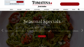 What Tomatina.com website looked like in 2019 (4 years ago)