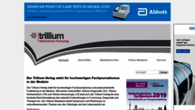 What Trillium.de website looked like in 2019 (4 years ago)