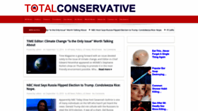 What Totalconservative.com website looked like in 2019 (4 years ago)