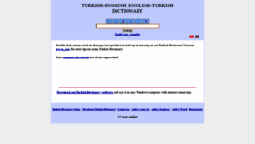 What Turkishdictionary.net website looked like in 2019 (4 years ago)