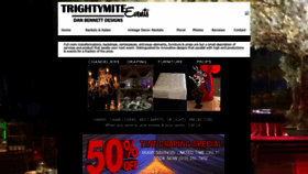 What Trightymite.com website looked like in 2019 (4 years ago)