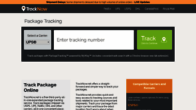 What Tracknow.net website looked like in 2019 (4 years ago)