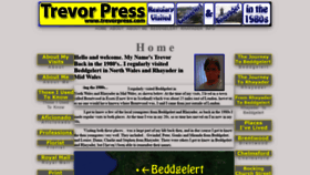 What Trevorpress.com website looked like in 2019 (4 years ago)