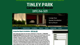 What Tinleyparkgaragedoorrepair.biz website looked like in 2019 (4 years ago)