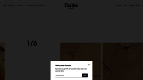 What Thefrankieshop.com website looked like in 2019 (4 years ago)