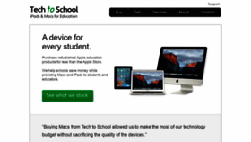 What Techtoschool.com website looked like in 2019 (4 years ago)