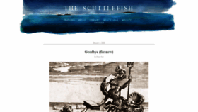 What Thescuttlefish.com website looked like in 2019 (4 years ago)