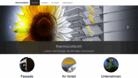 What Thermocollect.at website looked like in 2019 (4 years ago)