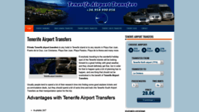What Tenerifeairporttransfers.net website looked like in 2019 (4 years ago)