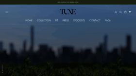 What Tuxebodywear.com website looked like in 2019 (4 years ago)