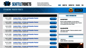What Theatre-seattle.com website looked like in 2019 (4 years ago)