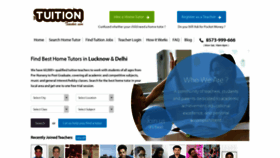 What Thetuitionteacher.com website looked like in 2019 (4 years ago)