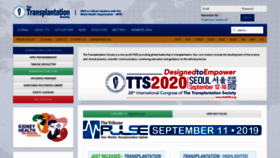 What Tts.org website looked like in 2019 (4 years ago)