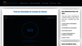What Testeavelocidade.net website looked like in 2019 (4 years ago)