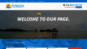 What Tourpulauseribu-kk.com website looked like in 2019 (4 years ago)