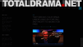 What Totaldrama.net website looked like in 2019 (4 years ago)