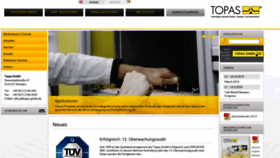 What Topas-gmbh.de website looked like in 2019 (4 years ago)