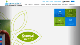What Takafuloman.om website looked like in 2019 (4 years ago)