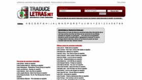 What Traduceletras.net website looked like in 2019 (4 years ago)