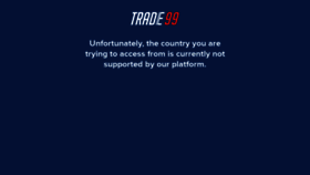 What Trade99.com website looked like in 2019 (4 years ago)