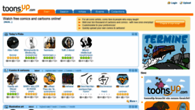 What Toonsup.com website looked like in 2019 (4 years ago)