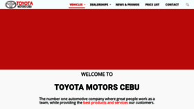 What Toyotamotorscebu.com website looked like in 2019 (4 years ago)