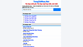 What Trangtainhac.net website looked like in 2019 (4 years ago)
