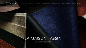 What Tassin-cuir.com website looked like in 2019 (4 years ago)