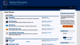 What Thevolvoforums.com website looked like in 2019 (4 years ago)