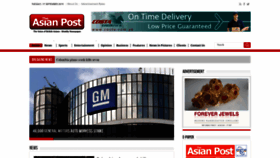What Theasianpost.co.uk website looked like in 2019 (4 years ago)